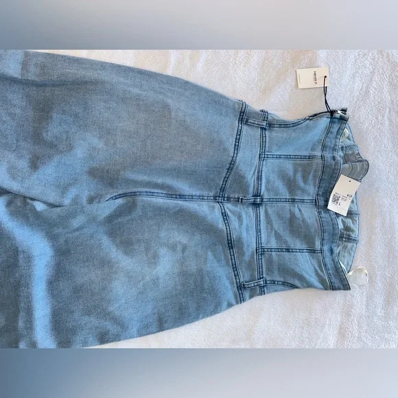 Forever 21 denim strapless jumpsuit - Picture 4 of 4